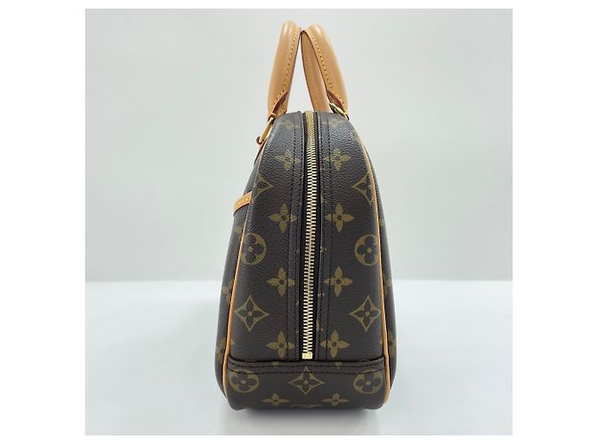 Borsa Louis Vuitton Trouville Marrone - vista 4