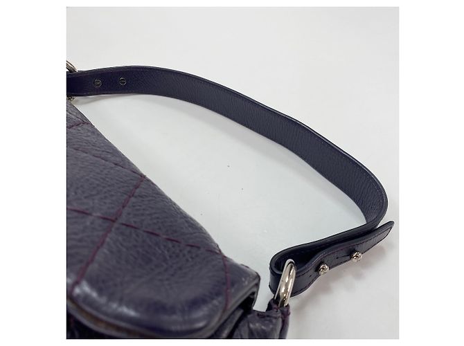 Borsa a tracolla Chanel On the Road Viola Porpora - vista 11