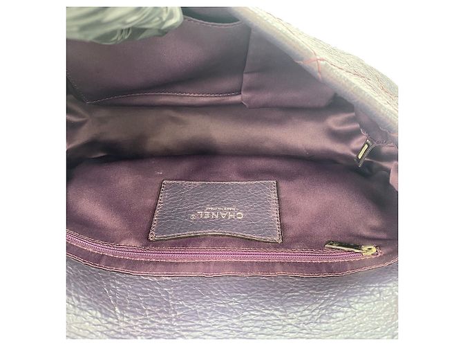 Borsa a tracolla Chanel On the Road Viola Porpora - vista 12