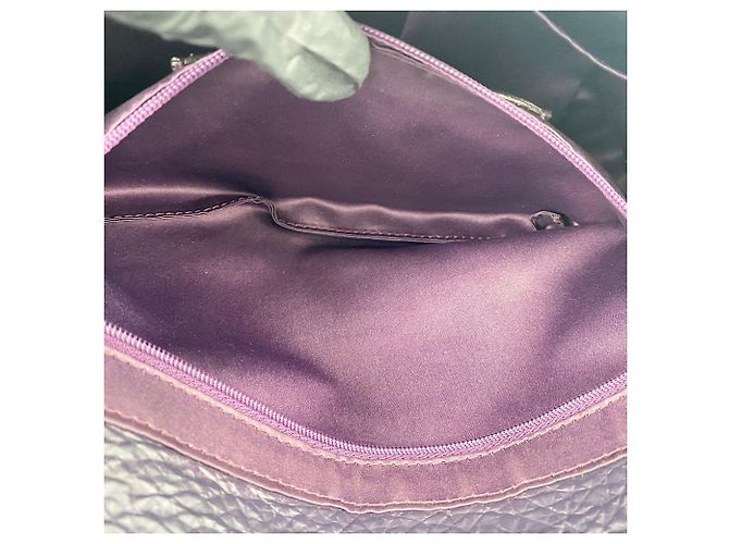 Borsa a tracolla Chanel On the Road Viola Porpora - vista 16