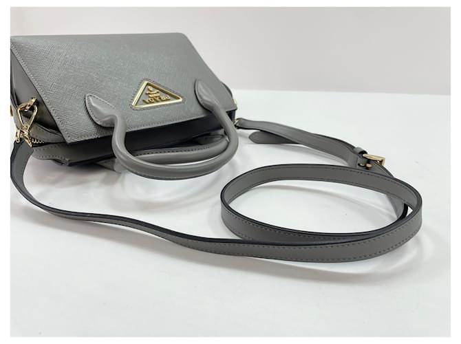 Prada Schultertasche Grau Braun - Ansicht 10