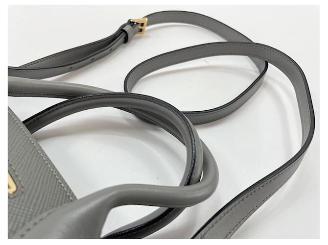 Prada Schultertasche Grau Braun - Ansicht 11