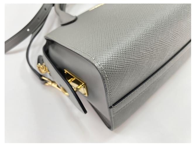 Prada Schultertasche Grau Braun - Ansicht 8