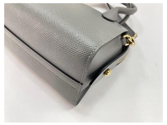 Prada Schultertasche Grau Braun - Ansicht 9