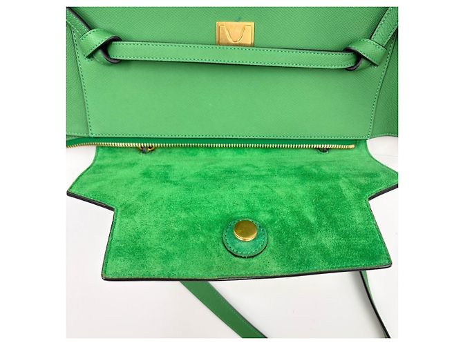 Belt Bag Céline Borsa Cintura Celine Verde - vista 13
