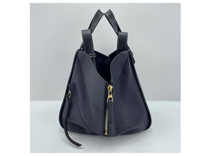 Borsa a mano e a tracolla Loewe Hammock Small in Navy Blu navy - vista 6