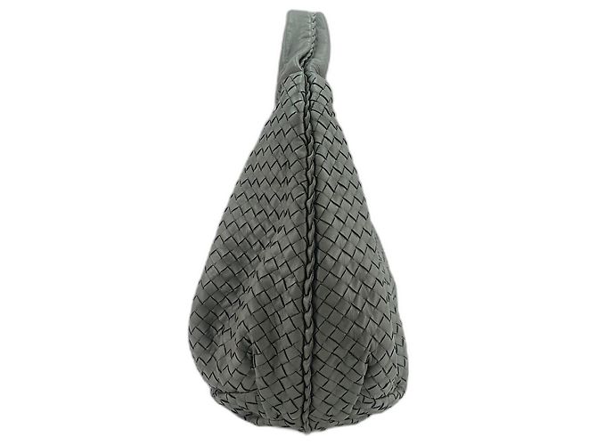 Borsa a tracolla Bottega Veneta Intrecciato Marrone - vista 2