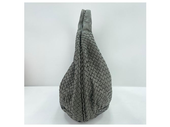 Borsa a tracolla Bottega Veneta Intrecciato Marrone - vista 3