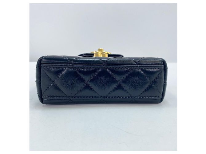 Borsa a tracolla Chanel Matelassé in nero - vista 7