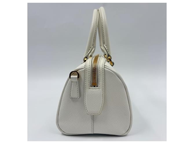 Borsa PRADA Saffiano usata in White Bianco - vista 6