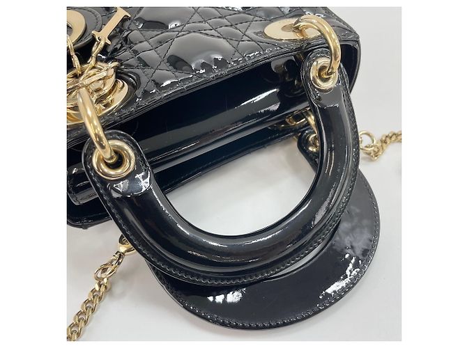 Christian Dior Lady Mini Handtasche in Schwarz - Ansicht 11