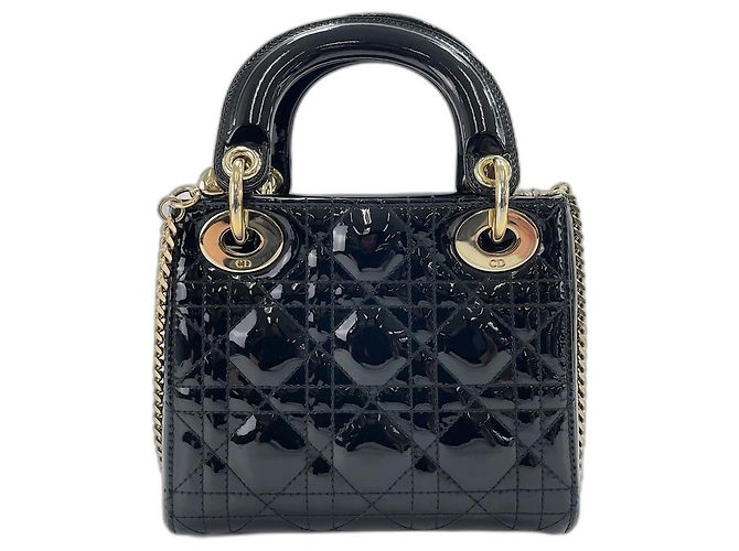 Christian Dior Lady Mini Handtasche in Schwarz - Ansicht 3