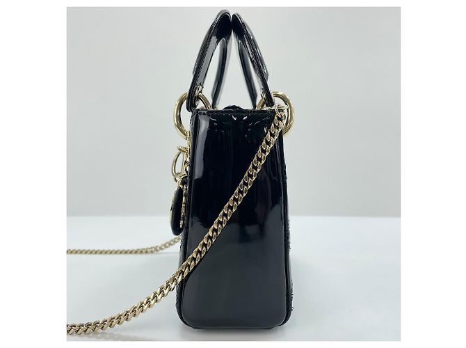 Christian Dior Lady Mini Handtasche in Schwarz - Ansicht 6