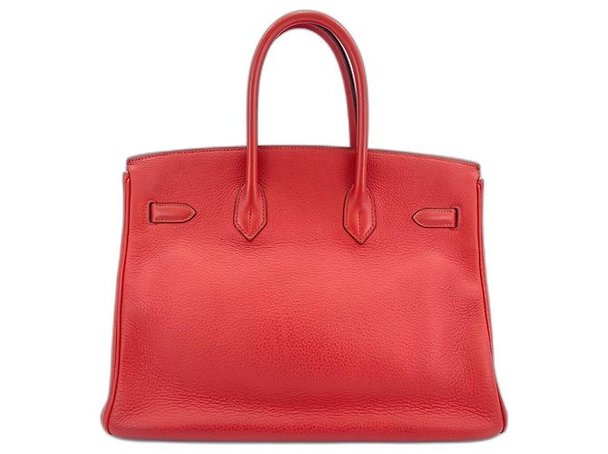 Hermès Bolso Hermes Birkin 35 en rojo Roja - vista 2