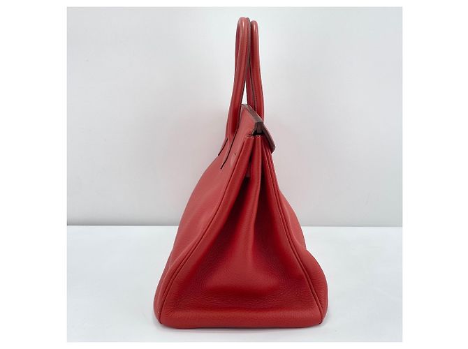Hermès Bolso Hermes Birkin 35 en rojo Roja - vista 4