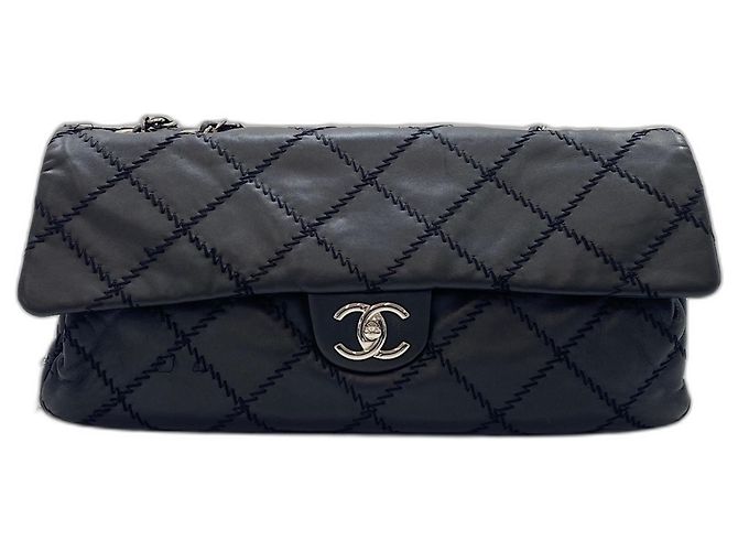 Borsa a tracolla Chanel nera Nero - vista 2
