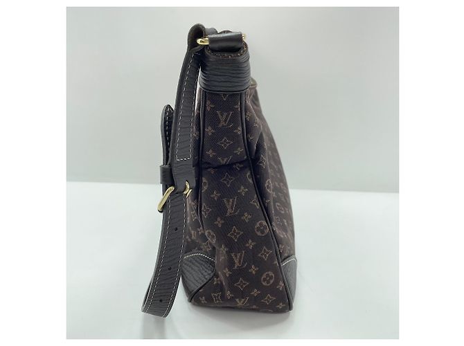 Borsa a tracolla Louis Vuitton Monogram Mini Lin Marrone - vista 5