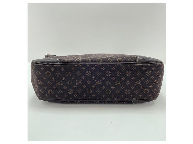 Borsa a tracolla Louis Vuitton Monogram Mini Lin Marrone - vista 6