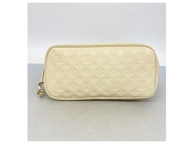 Borsa Tote Louis Vuitton Monogram Empreinte Neverfull MM Crudo - vista 3
