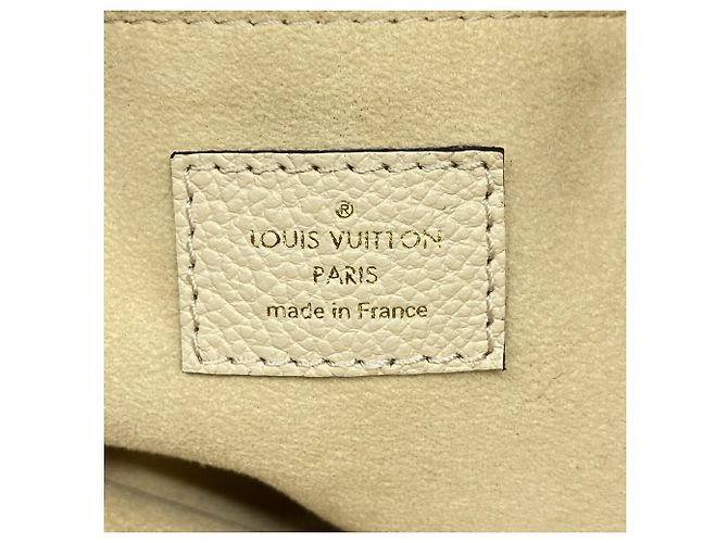 Borsa Tote Louis Vuitton Monogram Empreinte Neverfull MM Crudo - vista 5