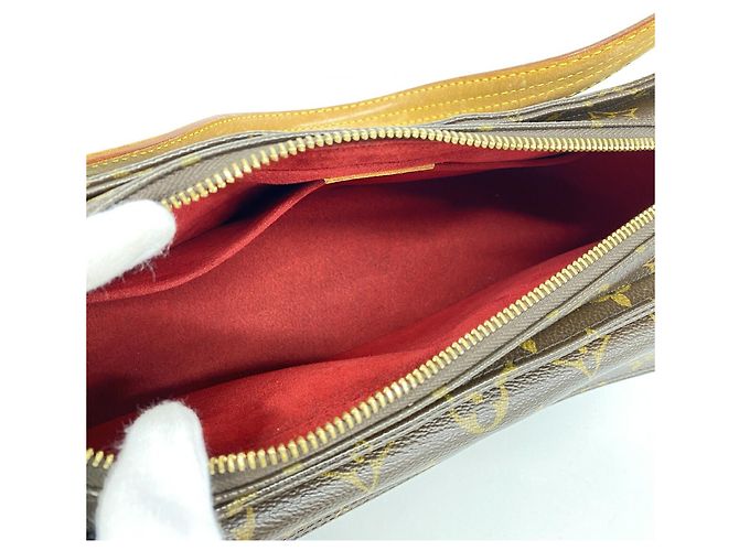 Borsa a spalla Louis Vuitton Monogram Vivacite MM Marrone - vista 4