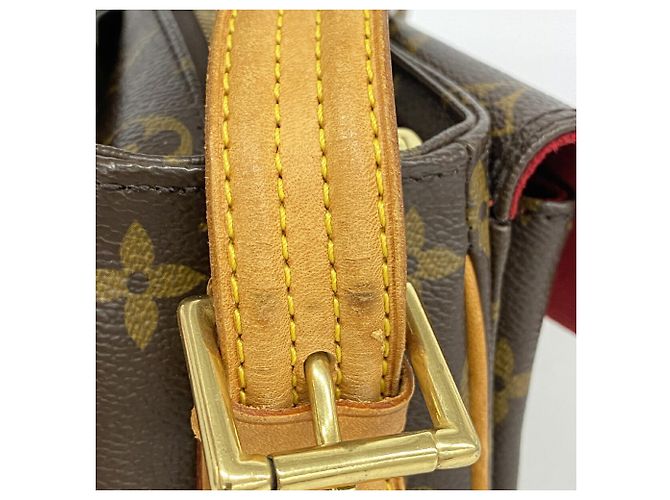 Borsa a spalla Louis Vuitton Monogram Vivacite MM Marrone - vista 8