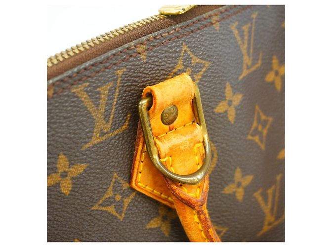 Borsa a mano Louis Vuitton Alma Monogram Marrone - vista 8