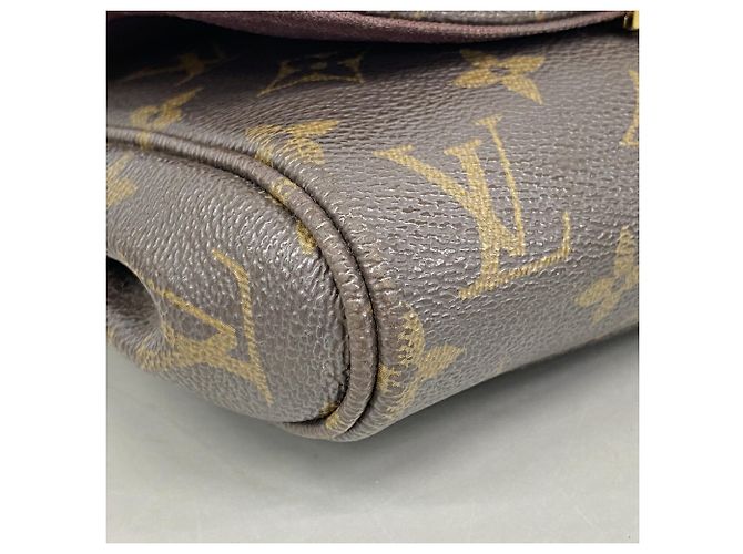 Borsa Louis Vuitton Monogram Favorite PM Marrone - vista 7