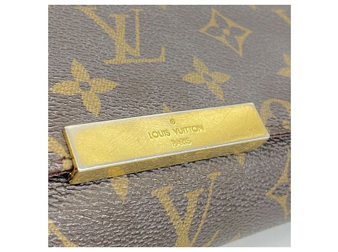 Borsa Louis Vuitton Monogram Favorite PM Marrone - vista 9