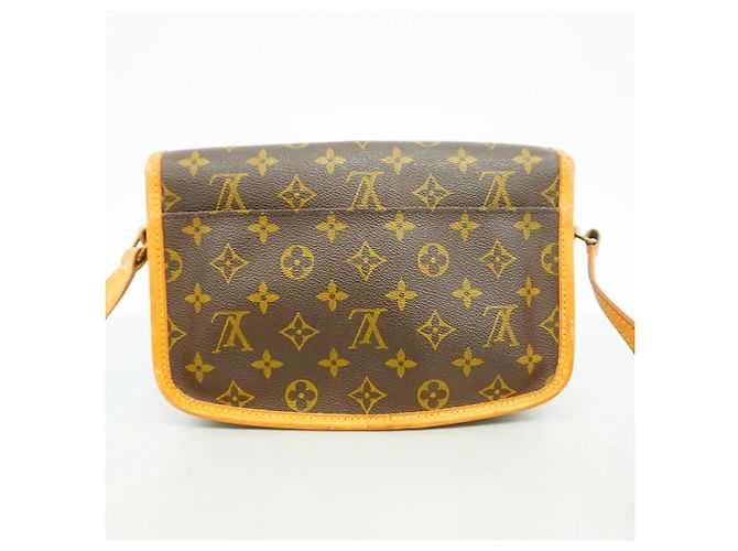 Borsa a tracolla Louis Vuitton Monogram Gibeciere PM Marrone - vista 11