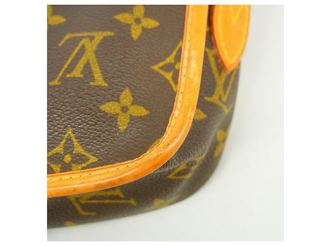 Borsa a tracolla Louis Vuitton Monogram Gibeciere PM Marrone - vista 6