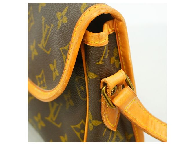 Borsa a tracolla Louis Vuitton Monogram Gibeciere PM Marrone - vista 7
