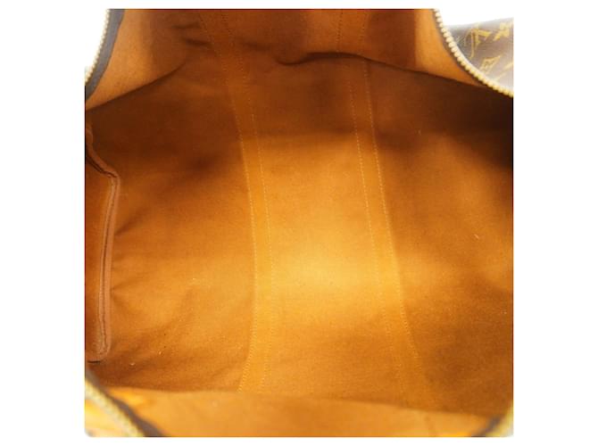 Borsa Louis Vuitton Monogram Keepall 50 Marrone - vista 4