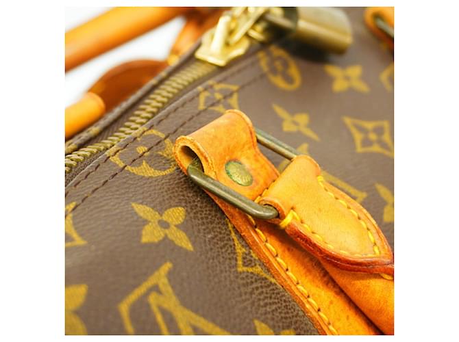 Borsa Louis Vuitton Monogram Keepall 50 Marrone - vista 9