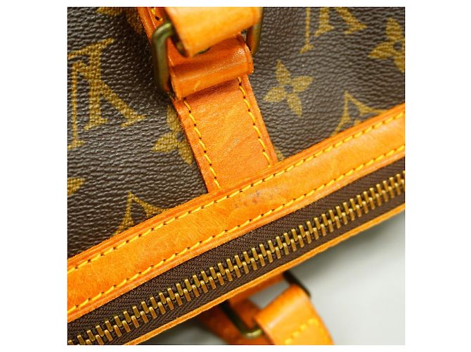 Borsa Louis Vuitton Boston Monogram Saxpool 45 Brown Marrone - vista 7