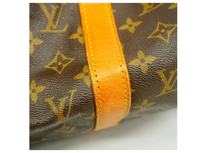 Borsa Louis Vuitton Boston Monogram Saxpool 45 Brown Marrone - vista 8