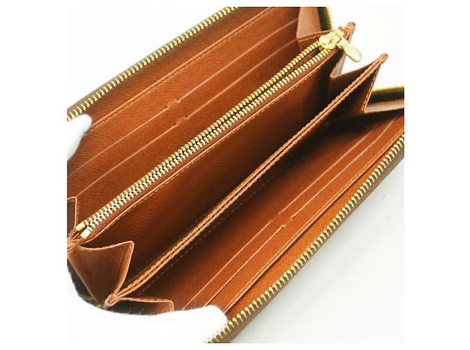 Louis Vuitton Monogram Zippy Wallet M60017 Marrone - vista 3