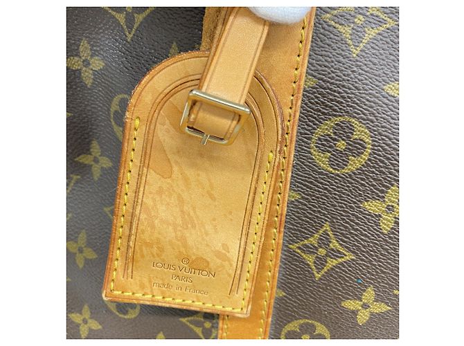 Borsa Louis Vuitton Boston Monogram Sirius 45 Marrone - vista 12