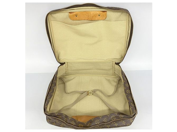 Borsa Louis Vuitton Boston Monogram Sirius 45 Marrone - vista 4