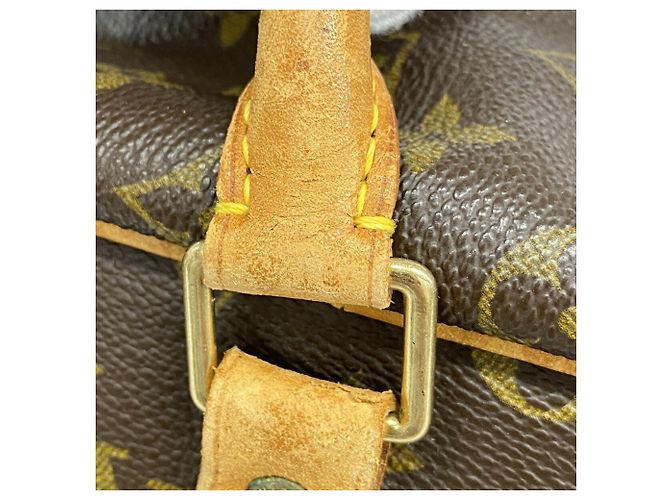 Borsa Louis Vuitton Boston Monogram Sirius 45 Marrone - vista 8
