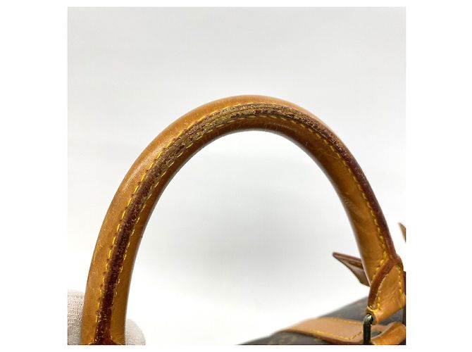 Borsa Louis Vuitton Boston Monogram Keepall 55 Marrone - vista 12