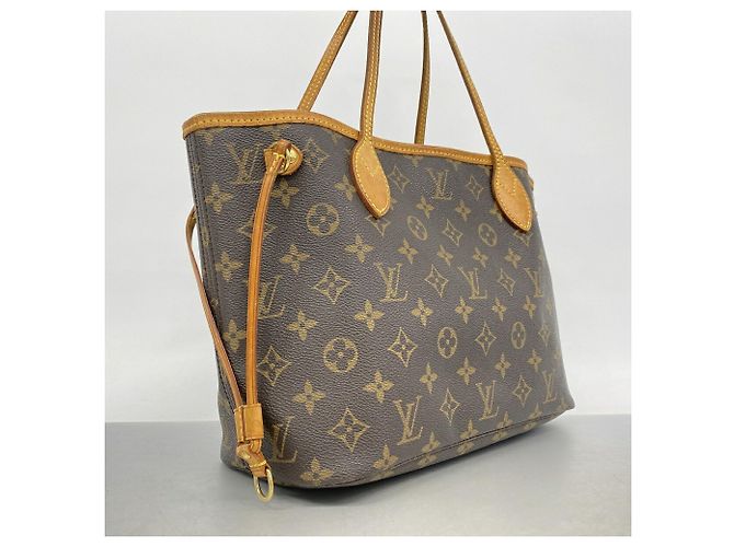 Borsa Tote Louis Vuitton Monogram Neverfull PM Marrone - vista 2
