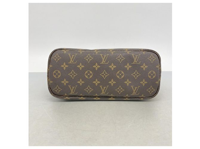 Borsa Tote Louis Vuitton Monogram Neverfull PM Marrone - vista 3