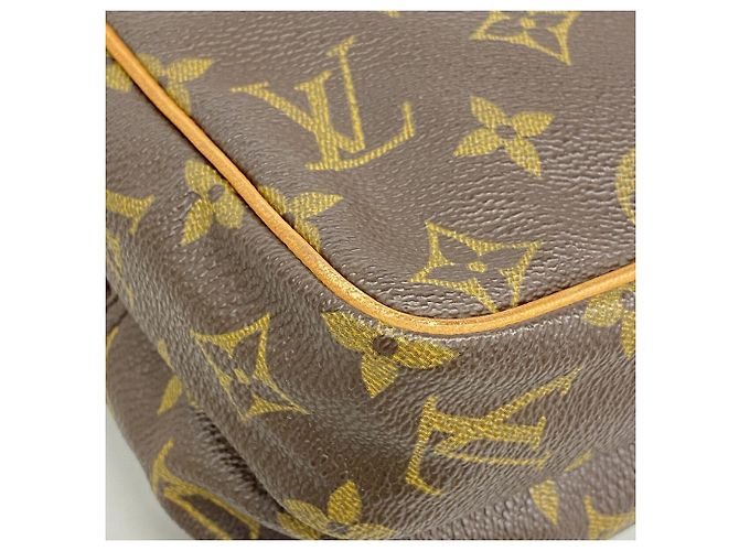 Borsa a tracolla Louis Vuitton Monogram Mini Amazon Marrone - vista 11
