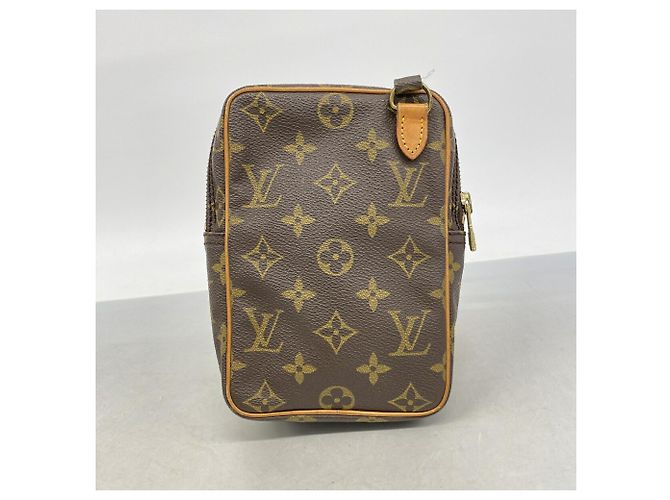Borsa a tracolla Louis Vuitton Monogram Mini Amazon Marrone - vista 12