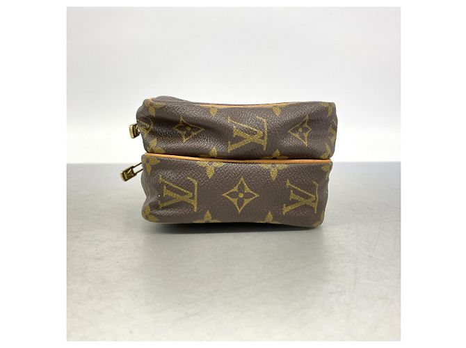 Borsa a tracolla Louis Vuitton Monogram Mini Amazon Marrone - vista 3