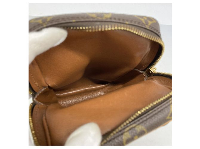 Borsa a tracolla Louis Vuitton Monogram Mini Amazon Marrone - vista 4