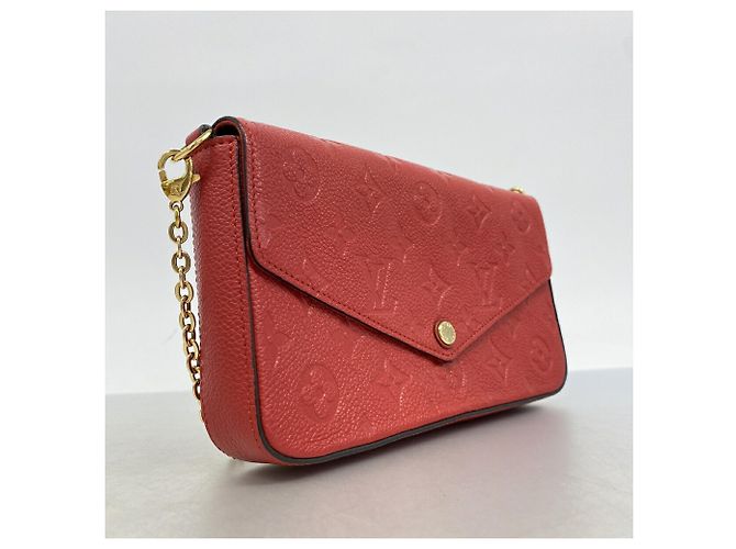 Louis Vuitton Monogram Empreinte Pochette Felicie Fuschia - vista 2