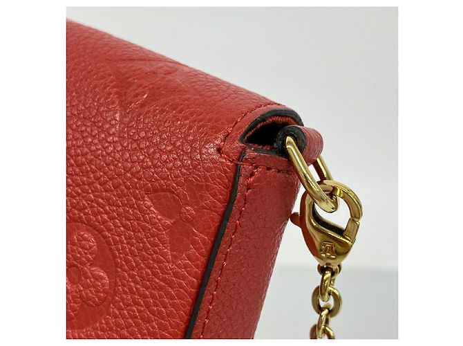 Louis Vuitton Monogram Empreinte Pochette Felicie Fuschia - vista 6