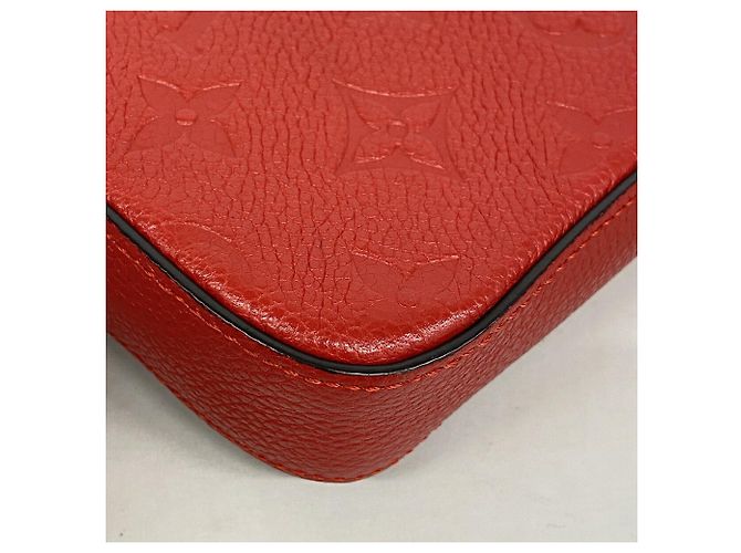 Louis Vuitton Monogram Empreinte Pochette Felicie Fuschia - vista 7